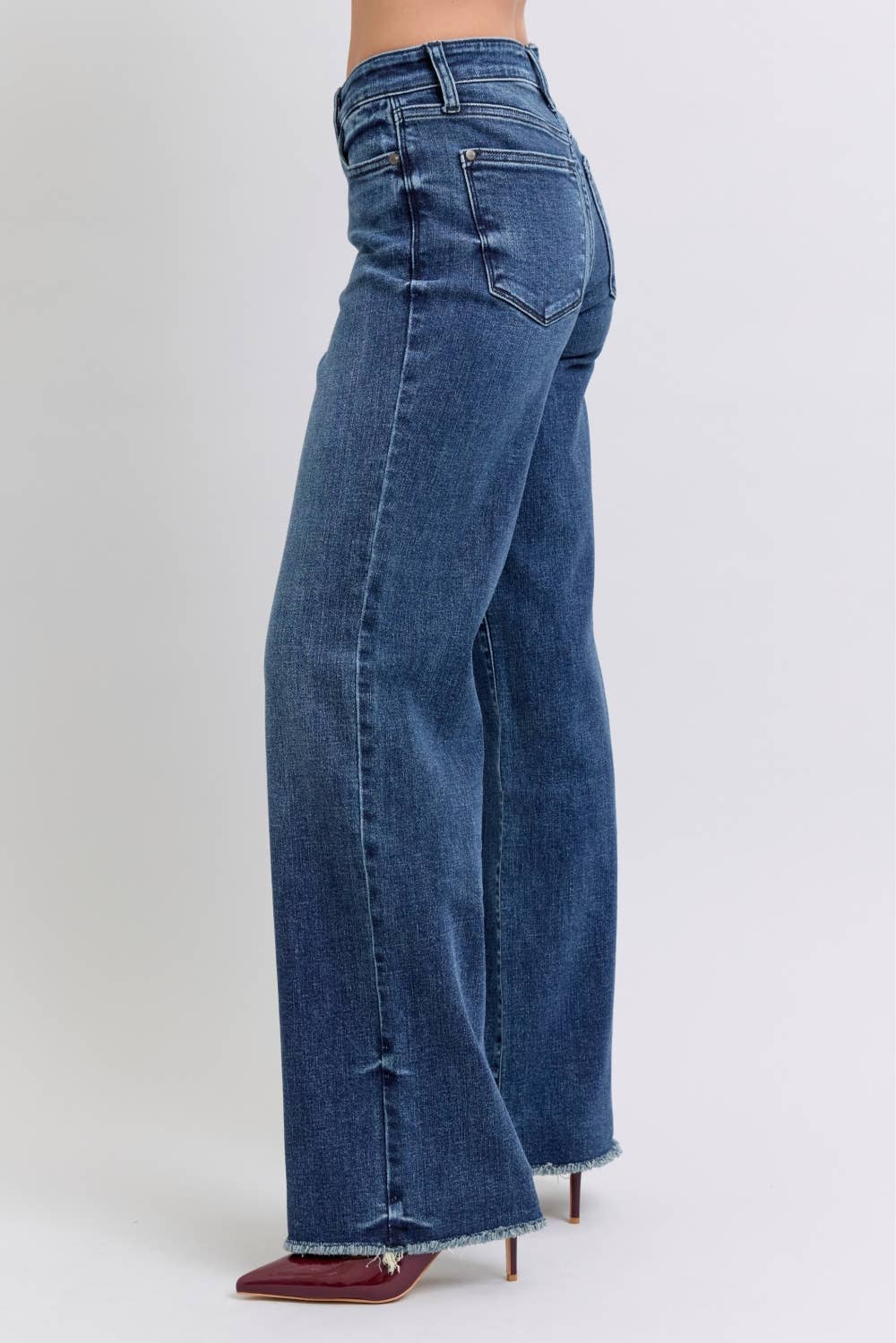 Judy Blue Jeans - Mid Rise Wide Leg w/Tint