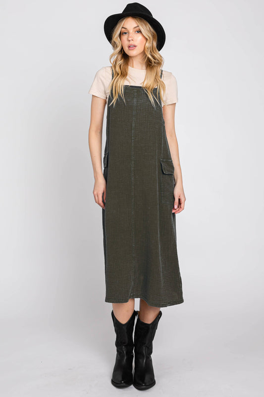 Washed Jumper Dress