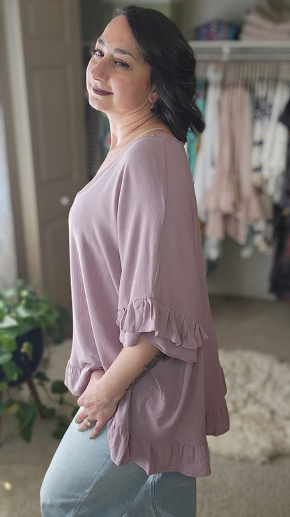 Let Me Be Ruffled Top