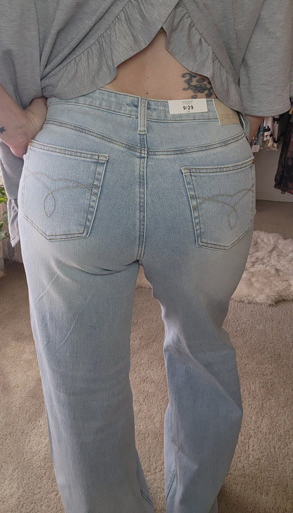 Judy Blue Jeans - Retro Wide Leg Criss-Cross
