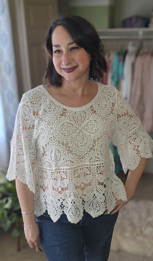Crochet Lace Top