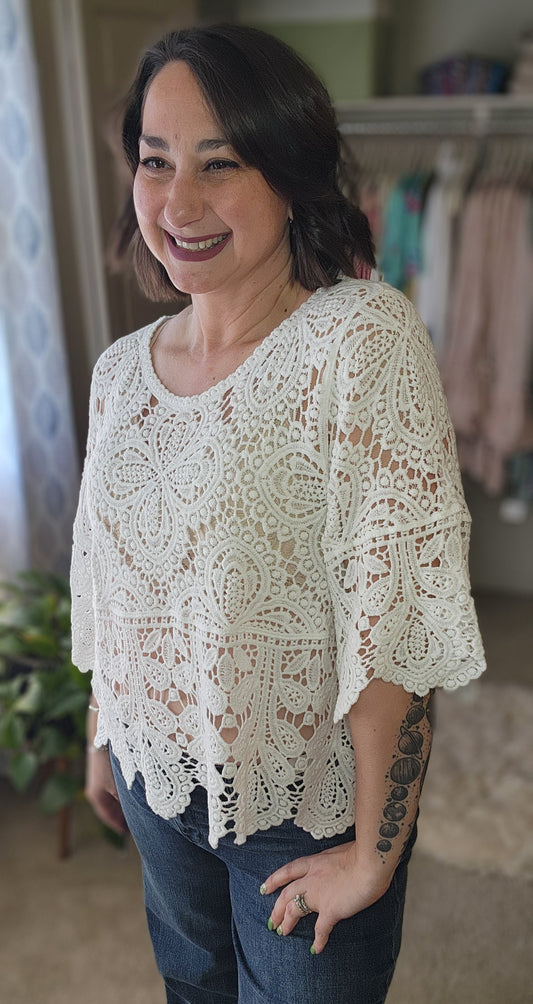 Crochet Lace Top