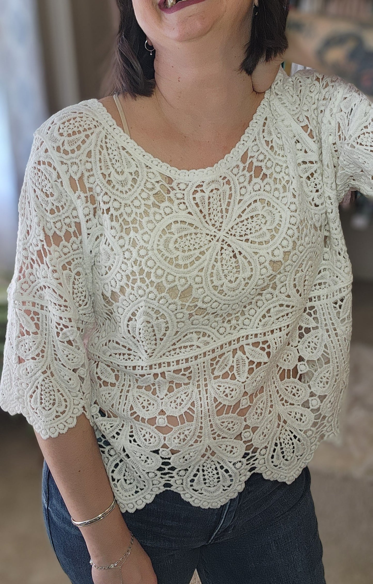 Crochet Lace Top