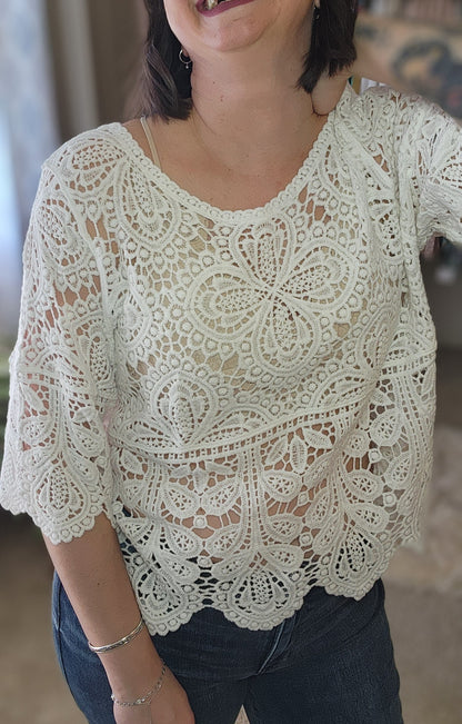 Crochet Lace Top