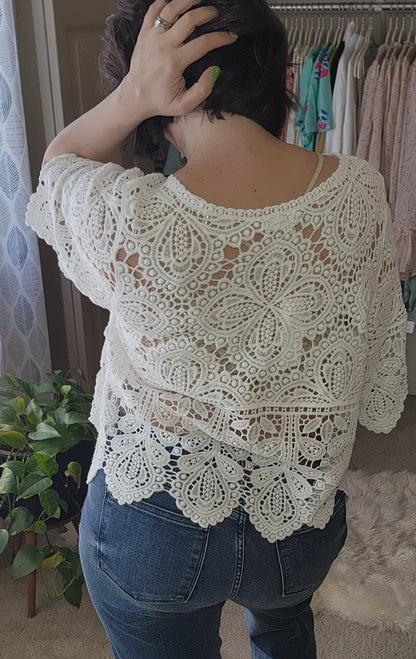 Crochet Lace Top