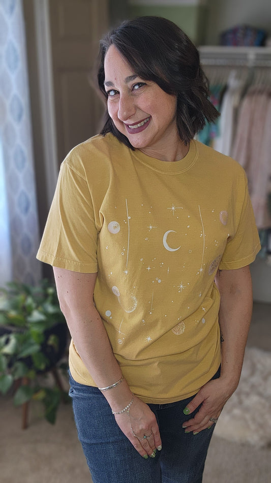 Sun, Moon, and Stars Celestial T-Shirt