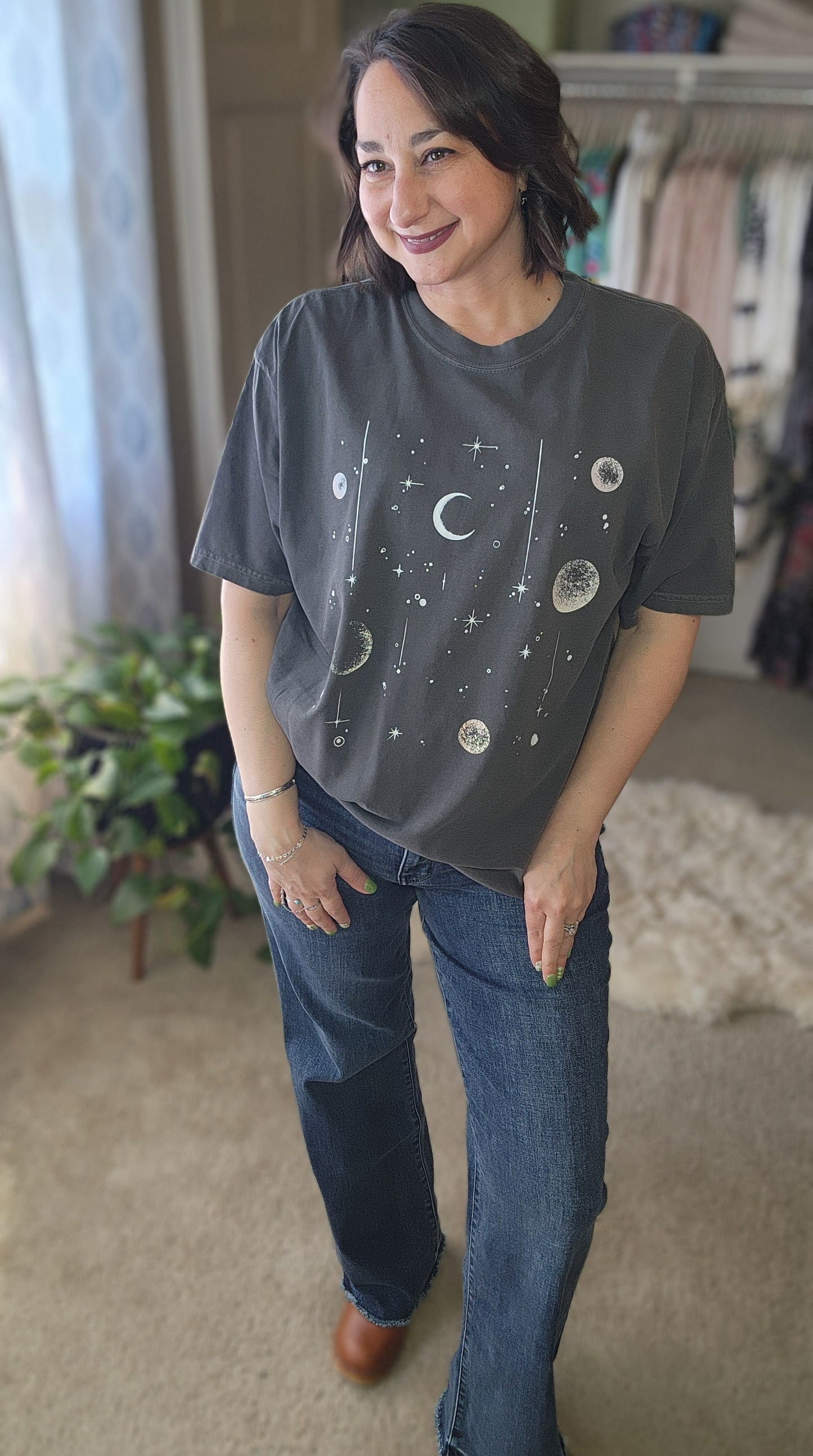 Sun, Moon, and Stars Celestial T-Shirt
