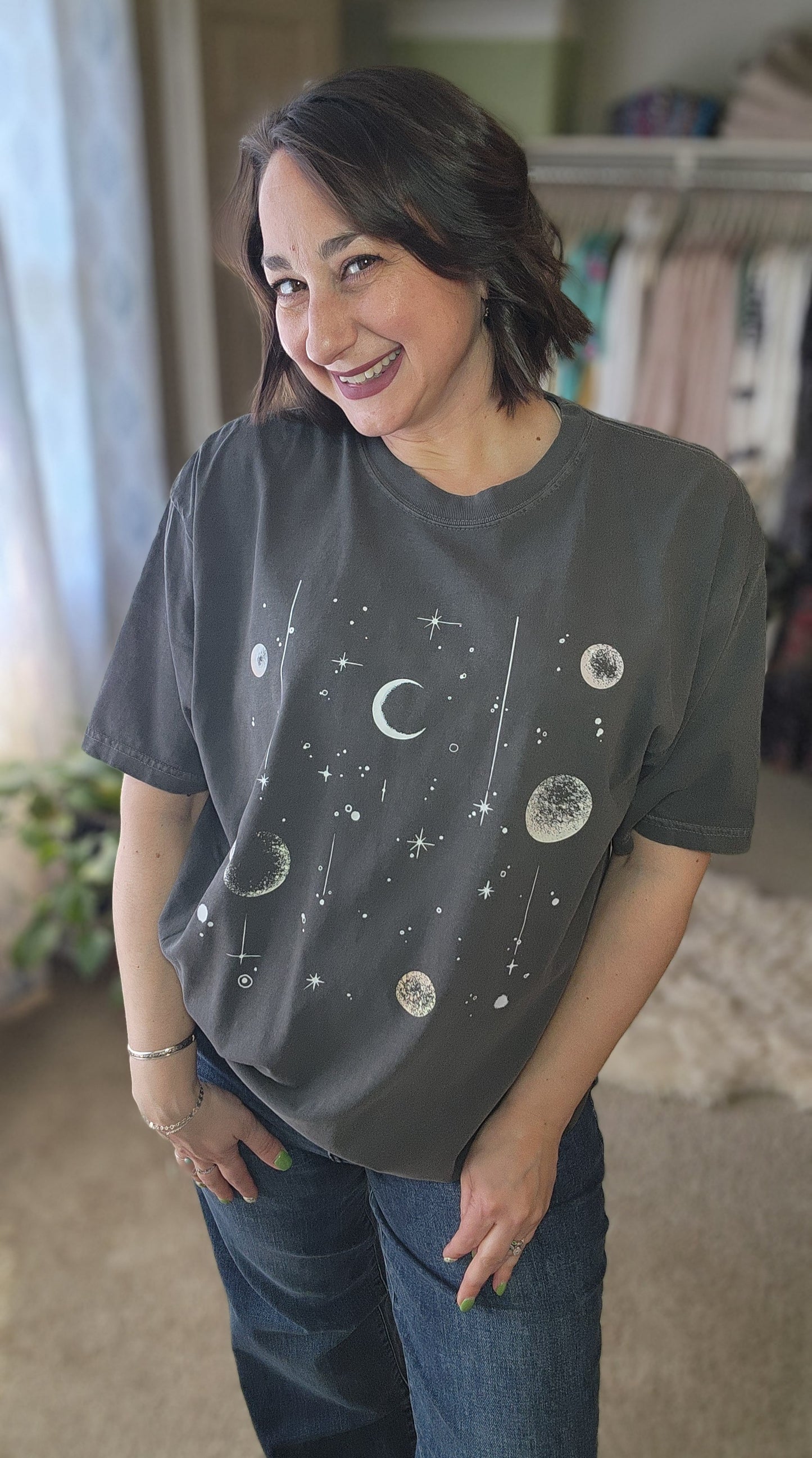 Sun, Moon, and Stars Celestial T-Shirt