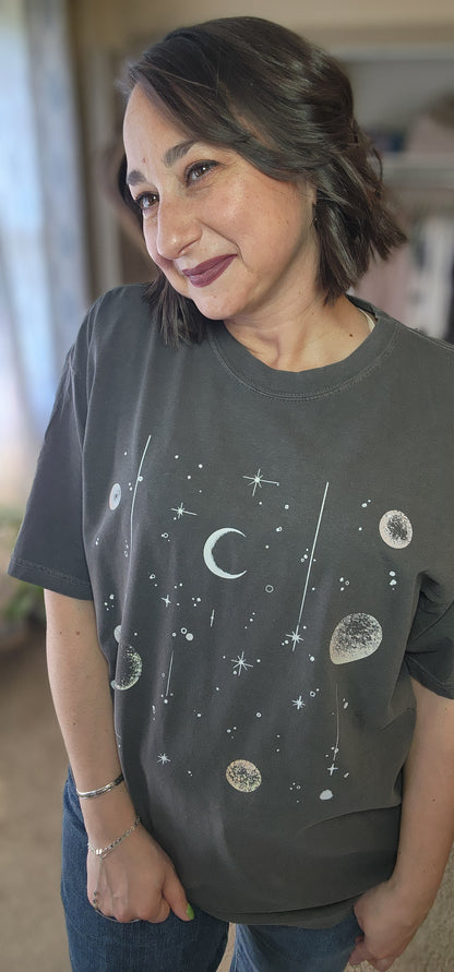 Sun, Moon, and Stars Celestial T-Shirt