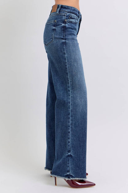 Judy Blue Jeans - Mid Rise Wide Leg w/Tint