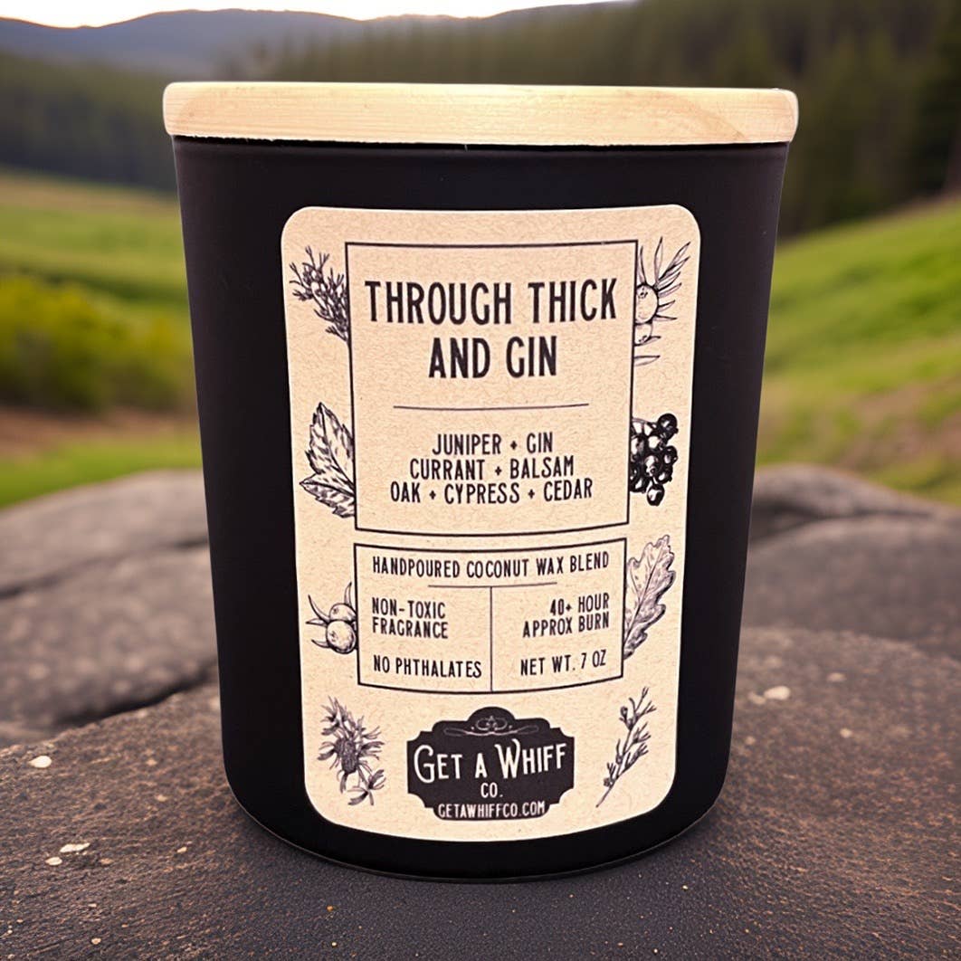 Through Thick & Gin - Cedar & Cypress Soy/Coconut Candle