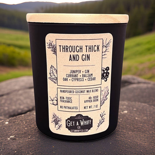 Through Thick & Gin - Cedar & Cypress Soy/Coconut Candle