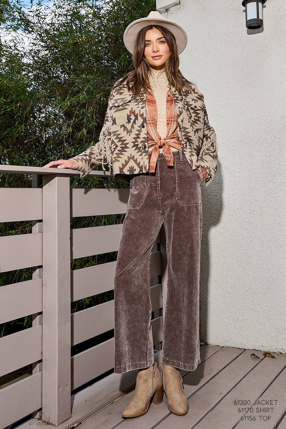 Washed Corduroy Trousers