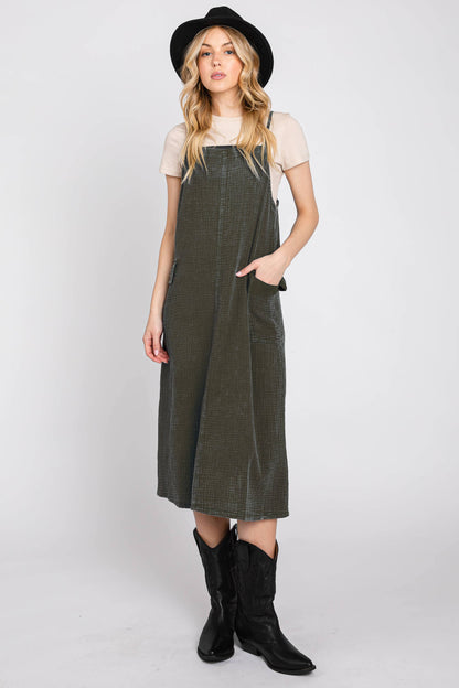Washed Jumper Dress