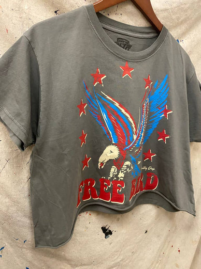 Free Bird Vintage Relaxed Crop T-shirt