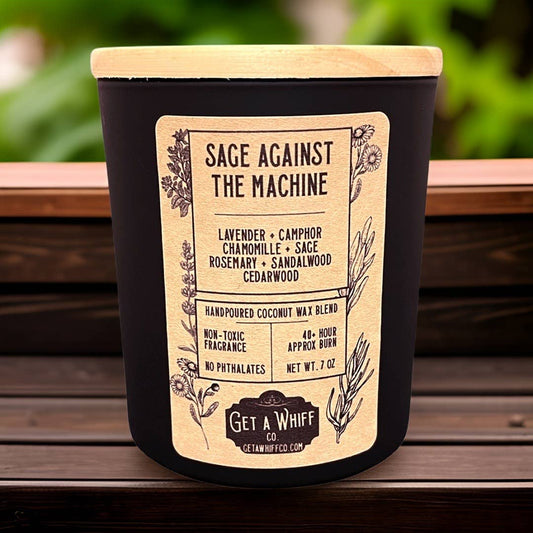 Sage Against the Machine - Sage & Lavender Soy/Coconut Candle