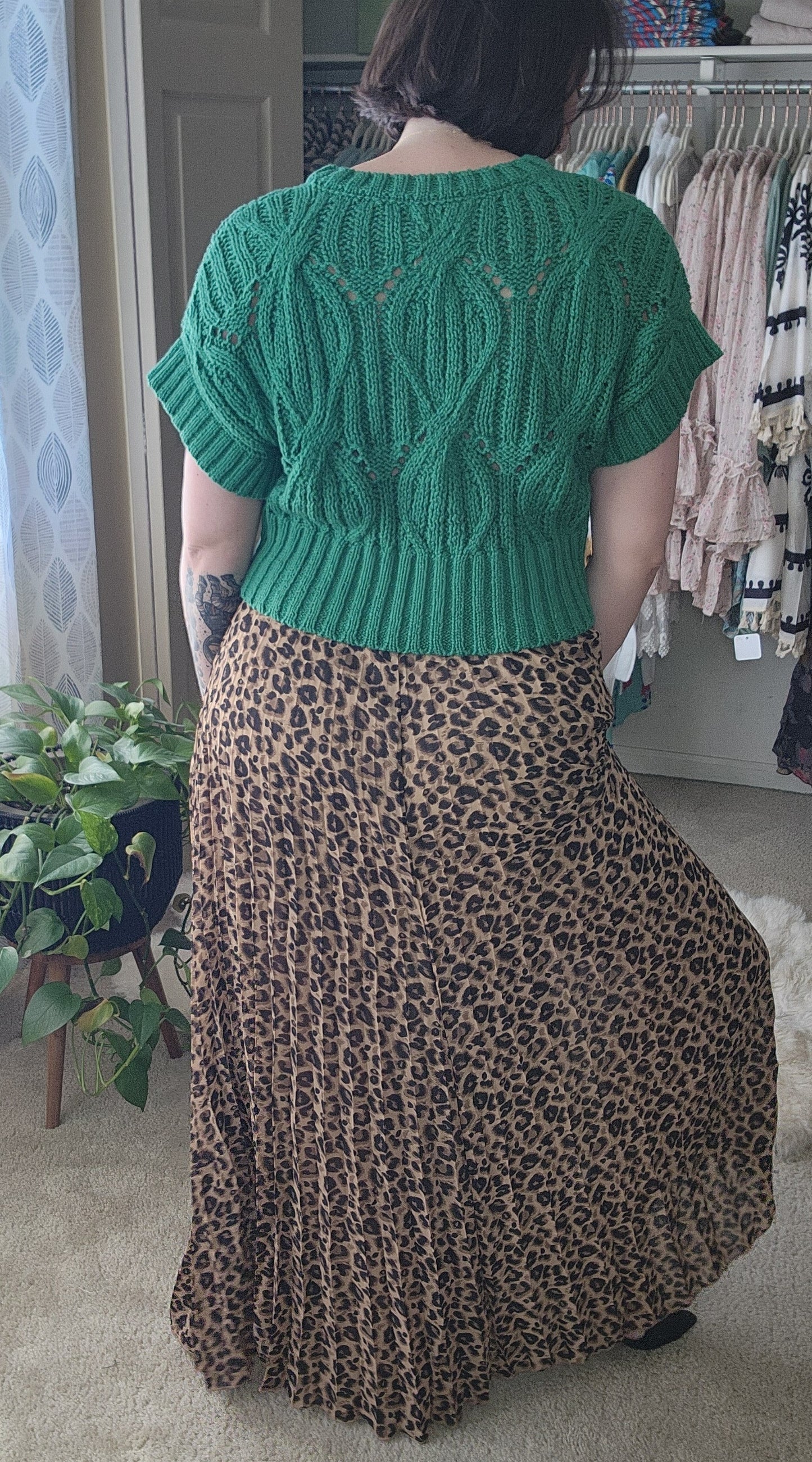 Cali Crochet Top - Emerald
