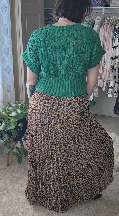 Cali Crochet Top - Emerald