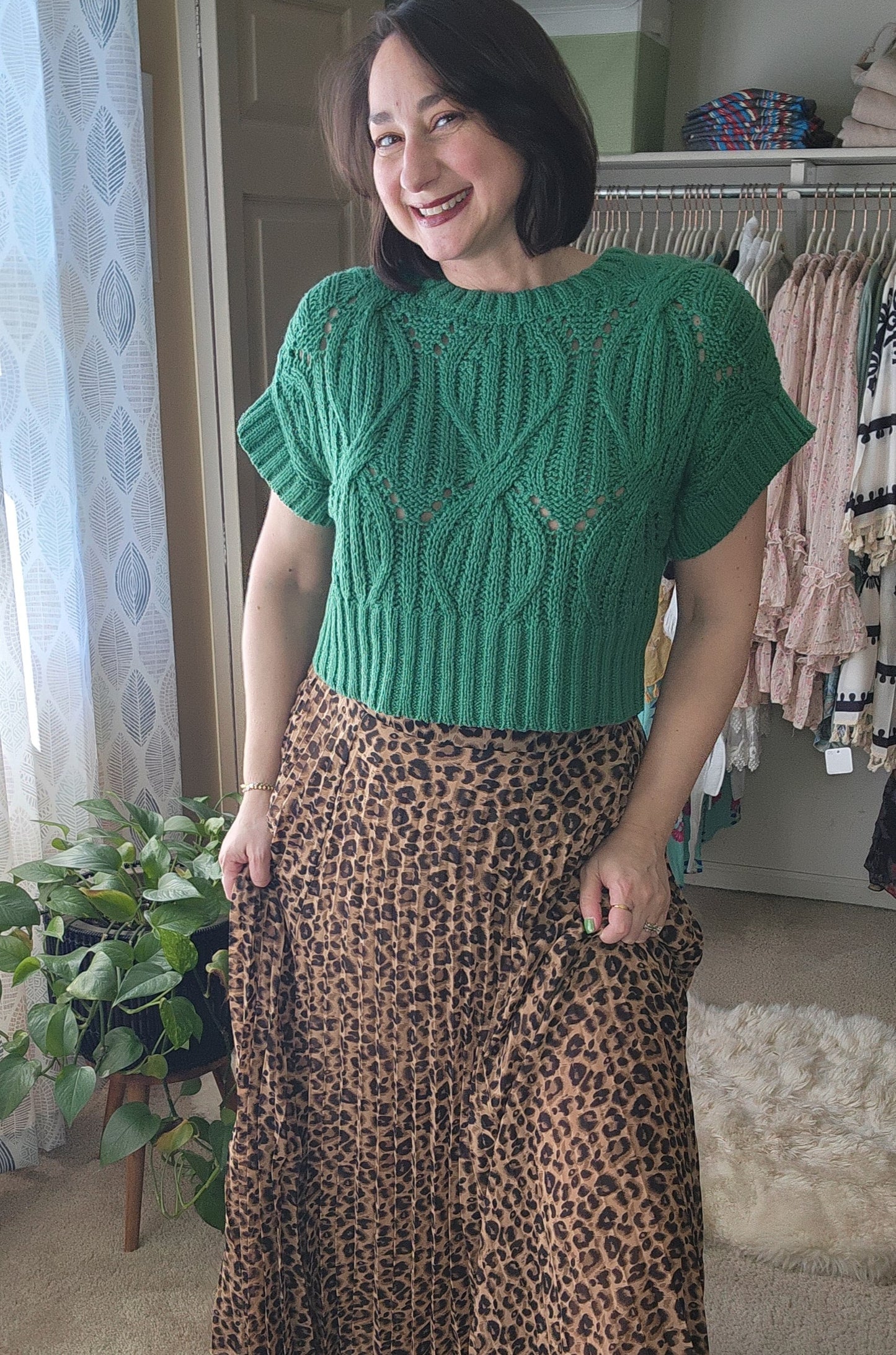 Cali Crochet Top - Emerald