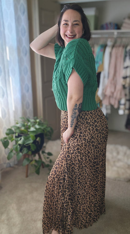Cali Crochet Top - Emerald