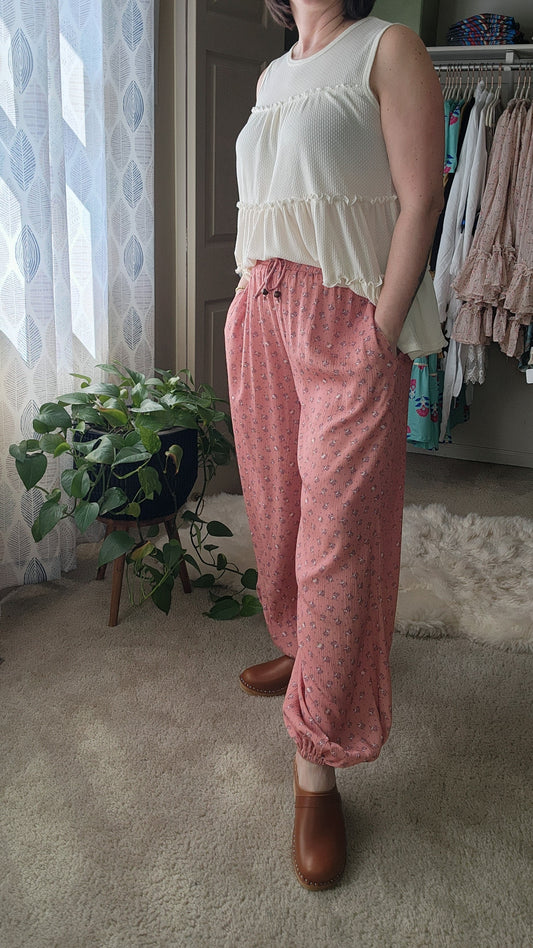 Emberlyn Wide Leg Cinched Pants