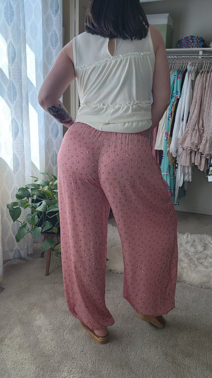 Emberlyn Wide Leg Cinched Pants
