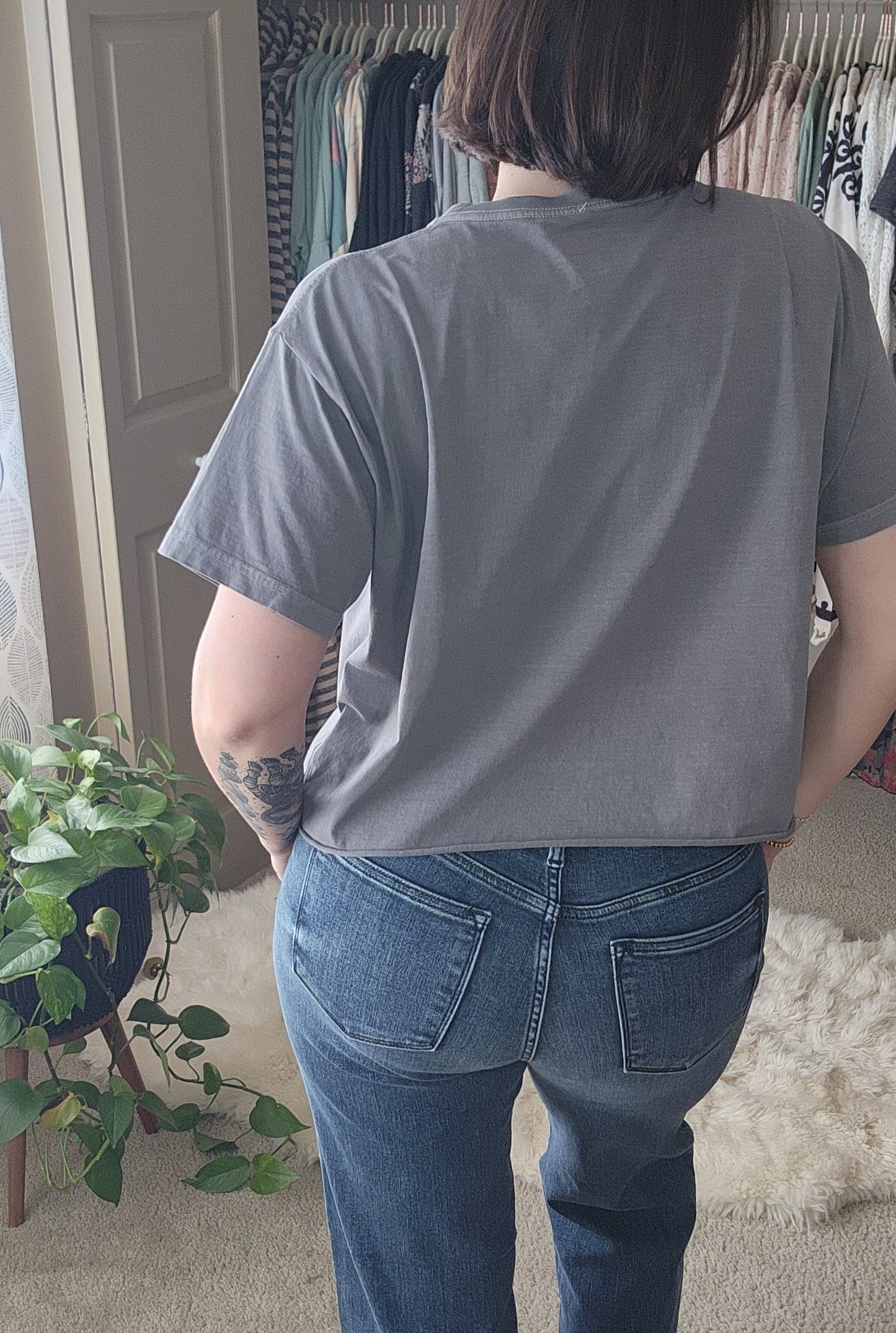 Free Bird Vintage Relaxed Crop T-shirt