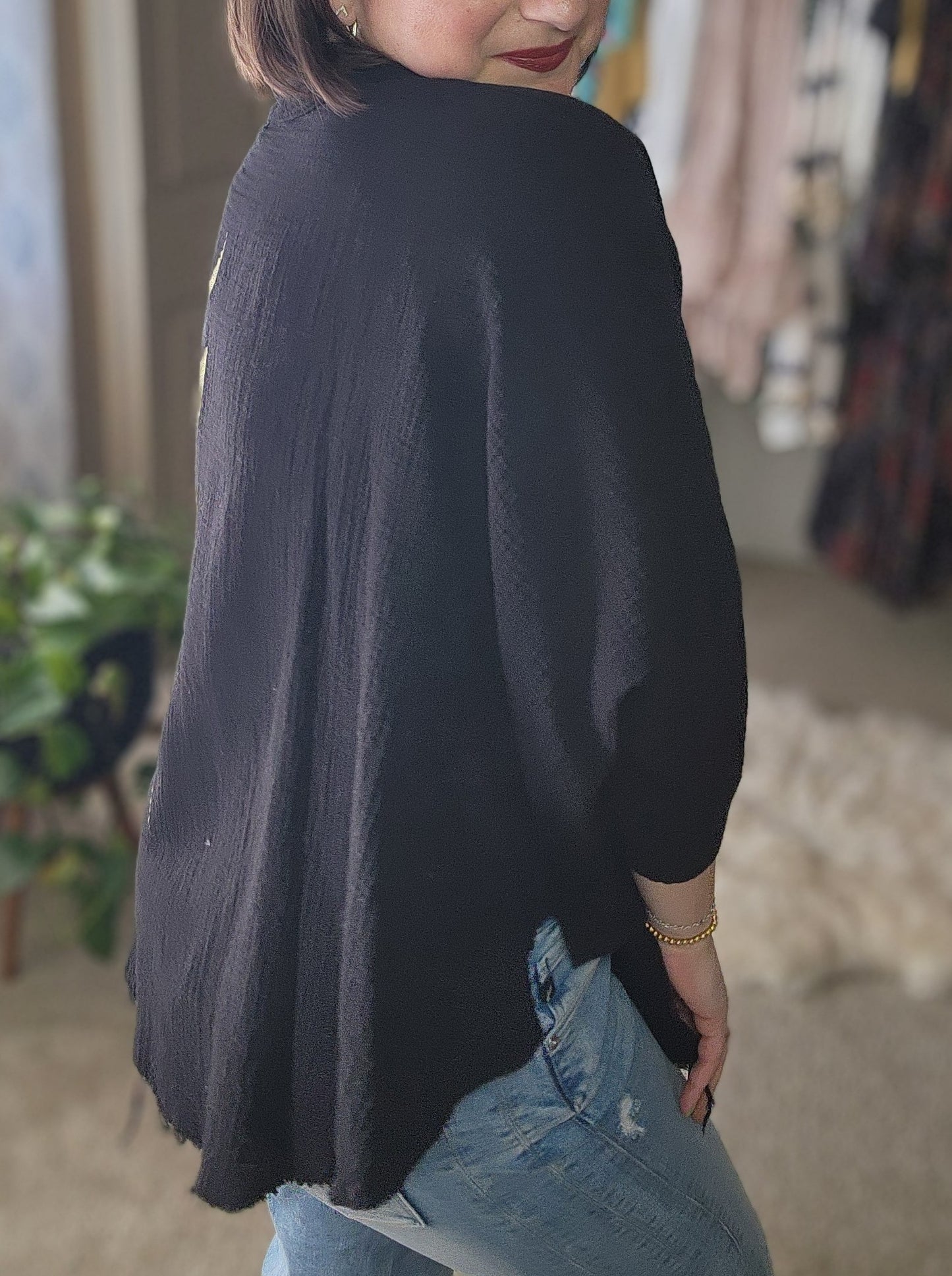 Golden Moon Phases Kimono