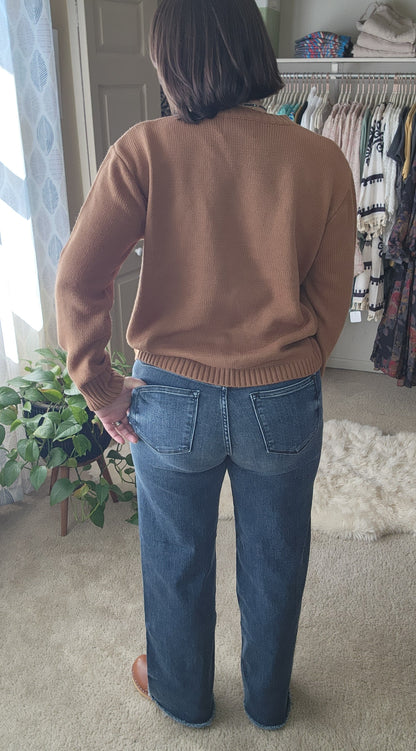 Whiskey Weather Sweater - Brown
