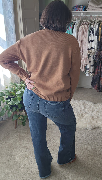 Whiskey Weather Sweater - Brown