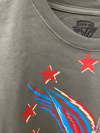 Free Bird Vintage Relaxed Crop T-shirt