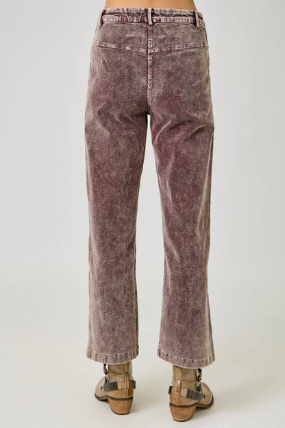 Washed Corduroy Trousers