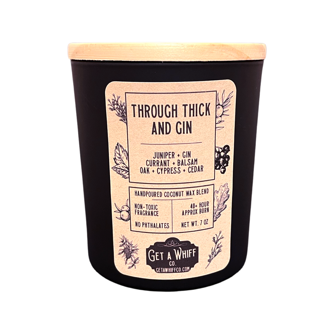 Through Thick & Gin - Cedar & Cypress Soy/Coconut Candle