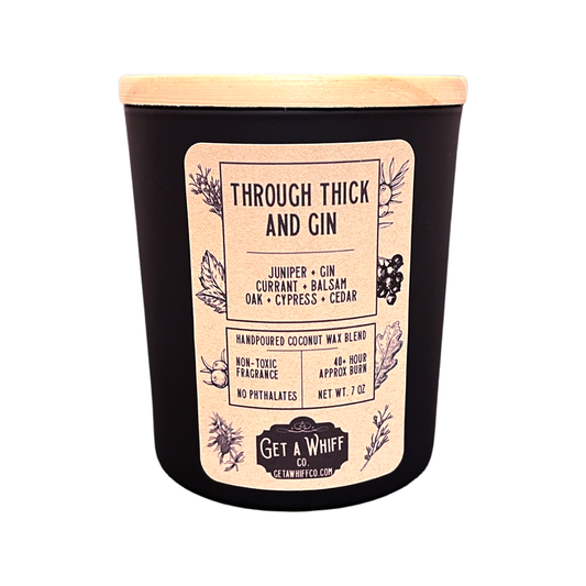 Through Thick & Gin - Cedar & Cypress Soy/Coconut Candle