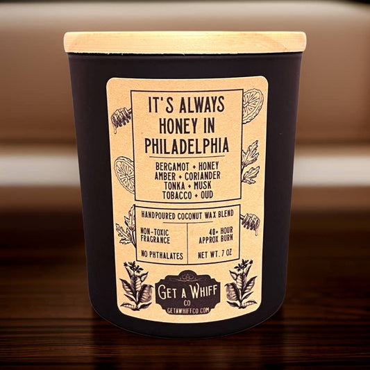 It's Always Honey in Philadelphia - Tobacco & Honey Soy/Coconut Candle