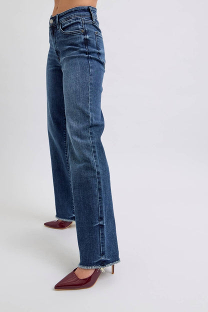 Judy Blue Jeans - Mid Rise Wide Leg w/Tint