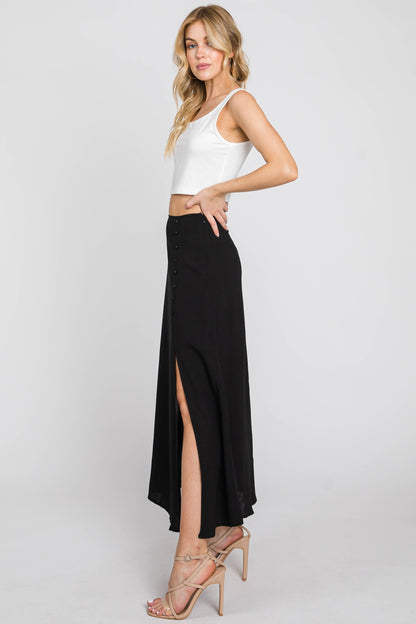 Flare Slit Skirt
