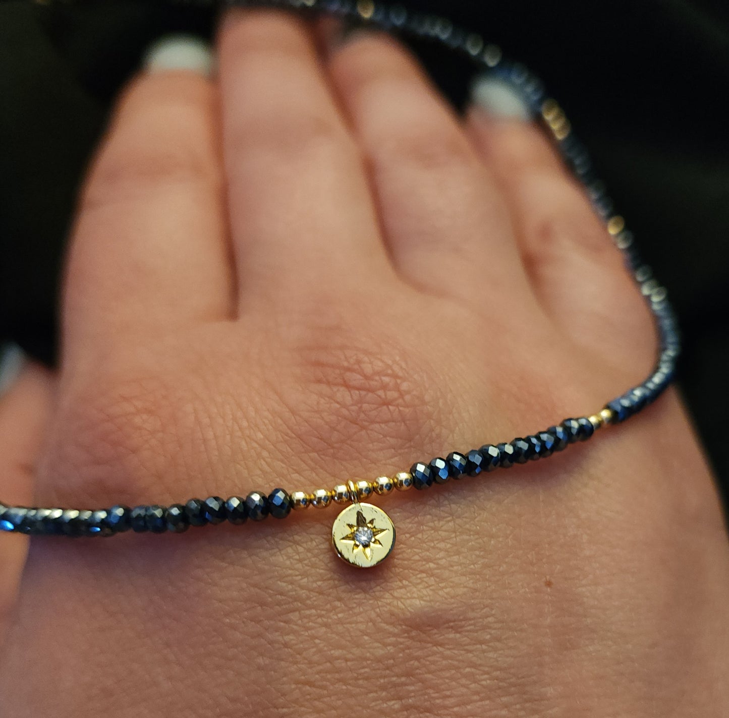 Beaded Star Medallion Necklace