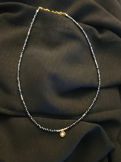Beaded Star Medallion Necklace